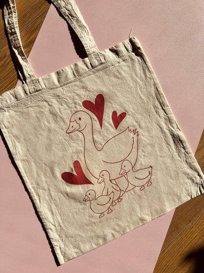 'Mother duck' tote bag