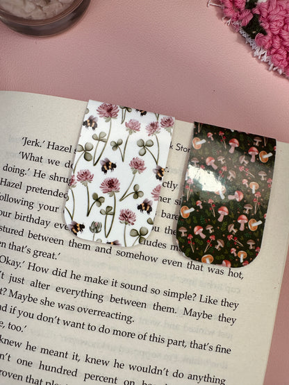 Nature pattern magnetic bookmarks - Pack of 2