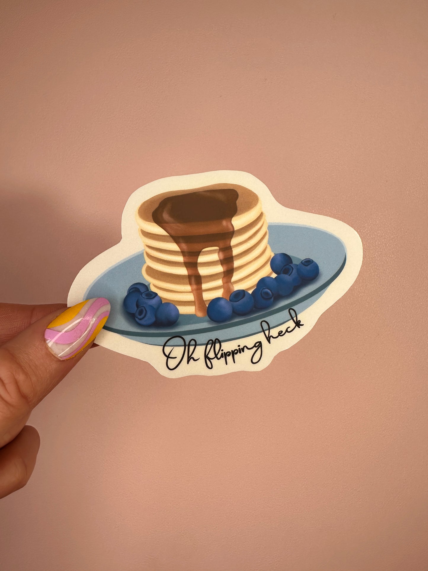 'Oh flipping heck' sticker