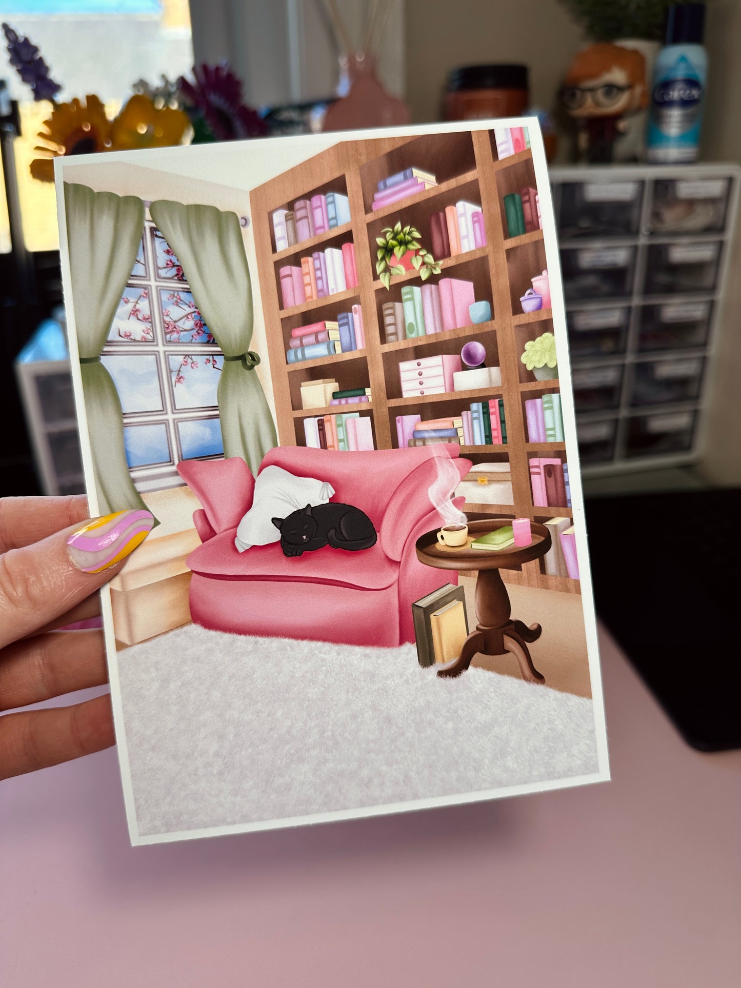 'One page at a time' print