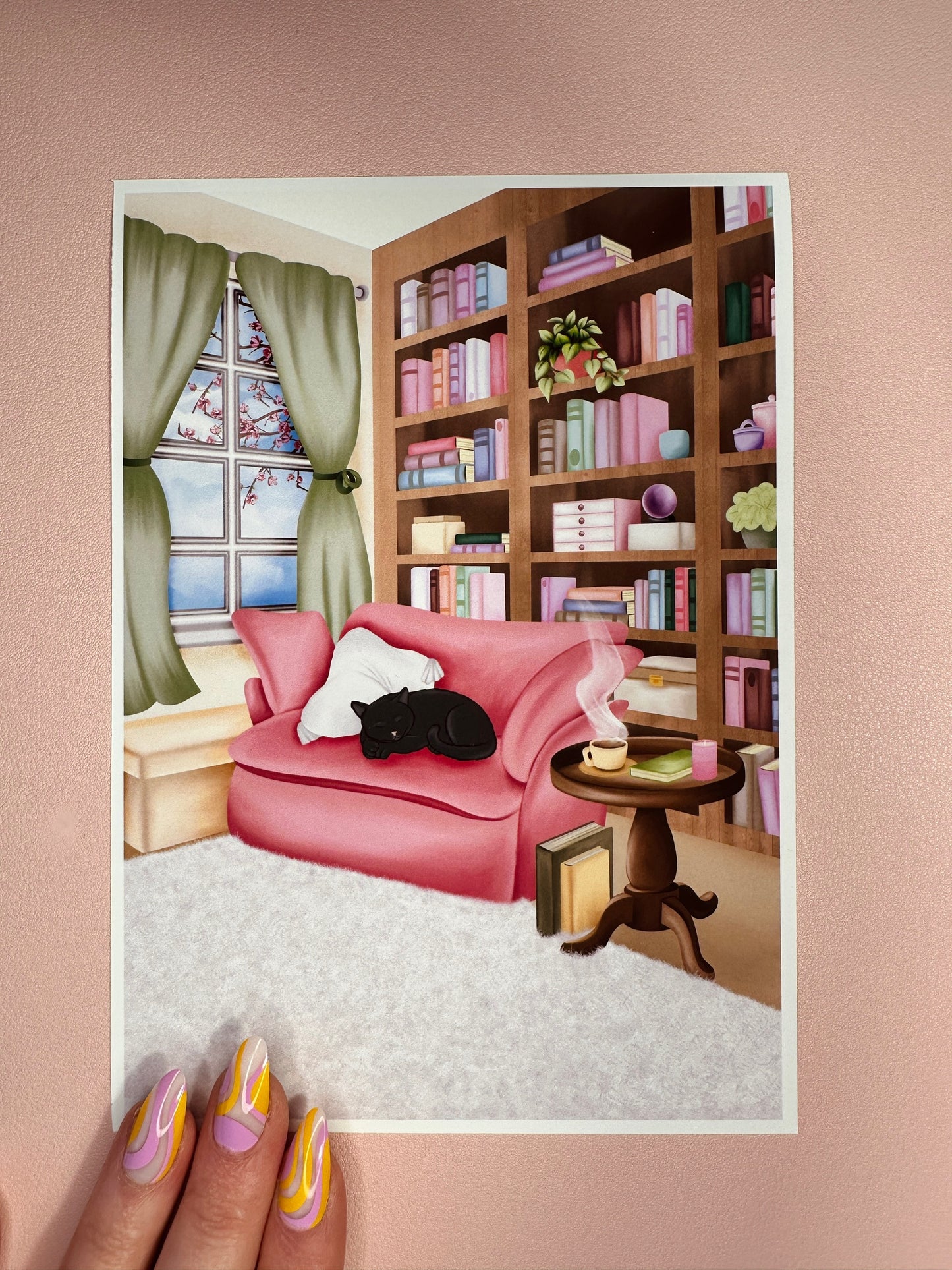 'One page at a time' print