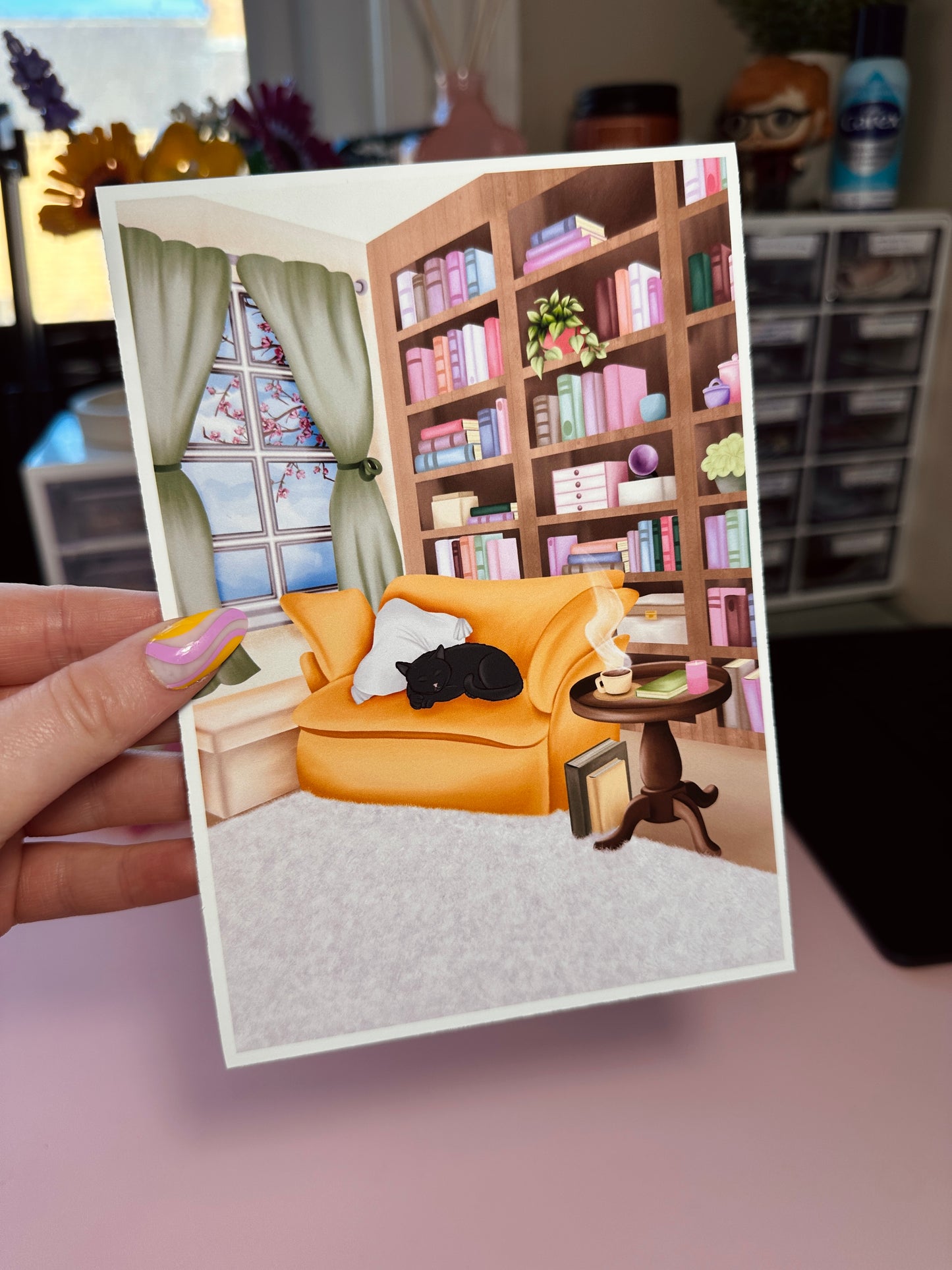 'One page at a time' print