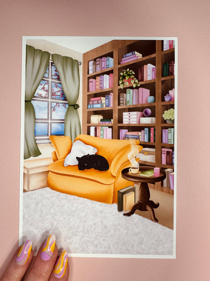 'One page at a time' print