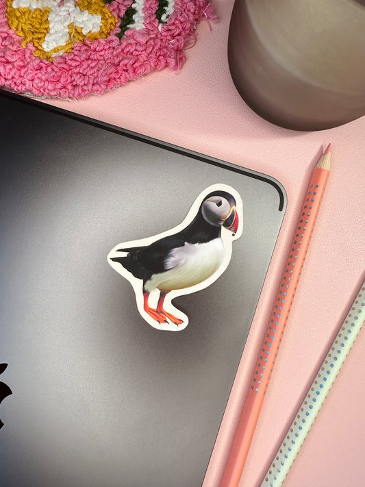 ‘Pesky puffin’ sticker