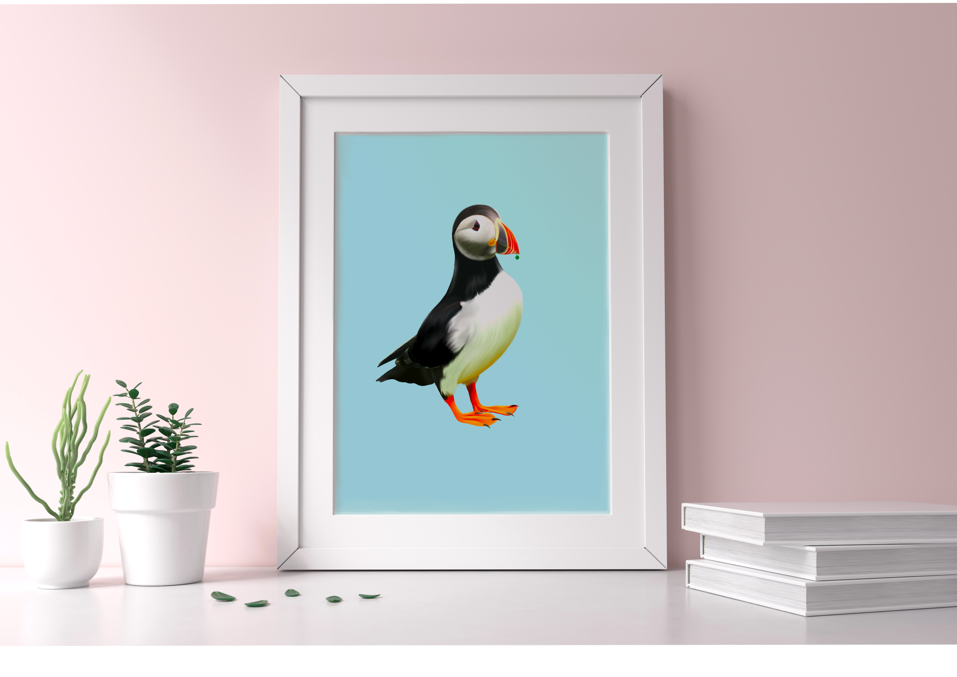 'Pesky Puffin' Print - Art by Charlotte #