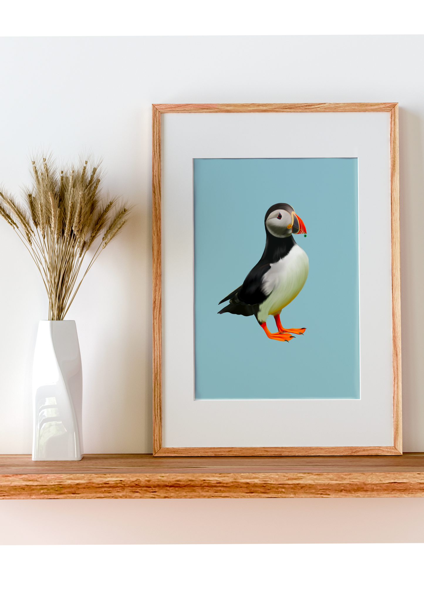 'Pesky Puffin' Print - Art by Charlotte #