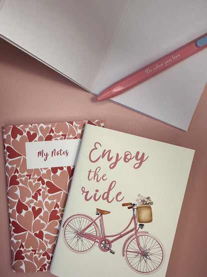 Pink spring notebooks - Pack of 3