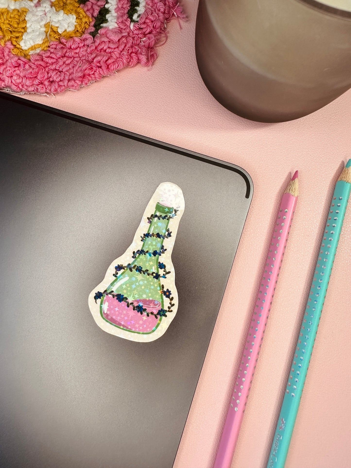 ‘Pretty pink potion’ sticker