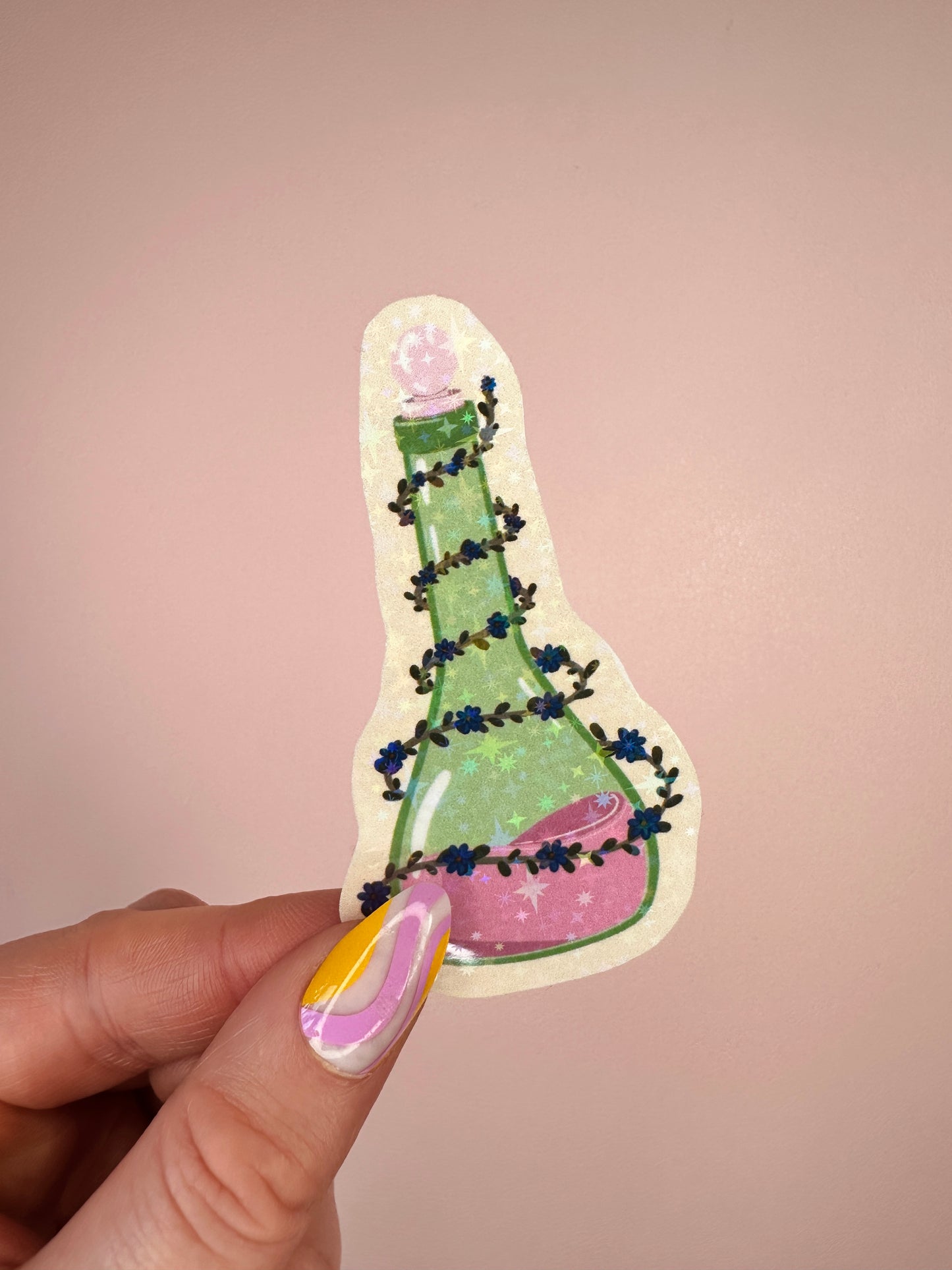 ‘Pretty pink potion’ sticker