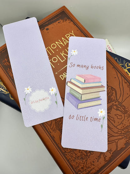 'So many books...so little time' Bookmark