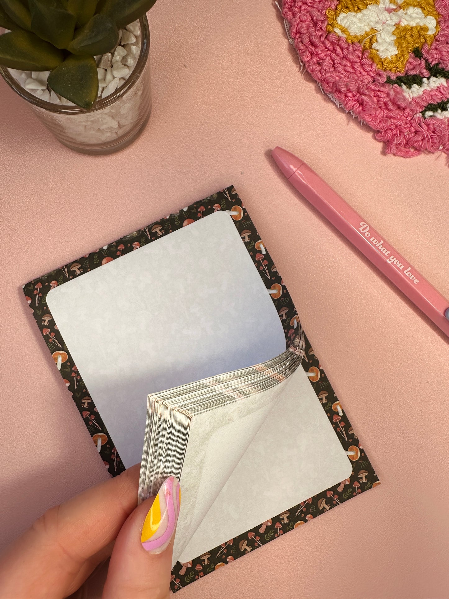 'So very mushie' A6 memopad - Grade B