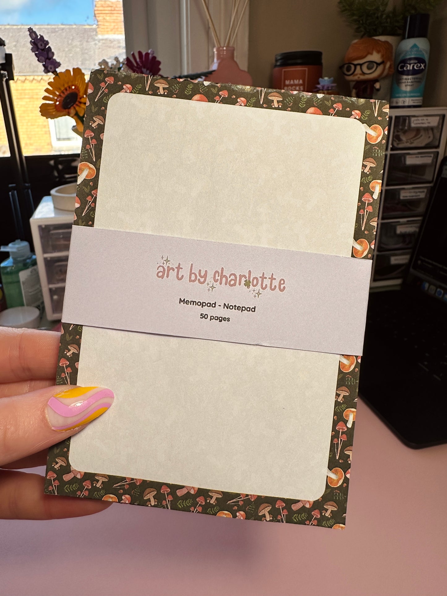 'So very mushie' A6 memopad - Grade B