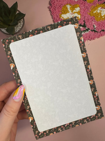 'So very mushie' A6 memopad - Grade B