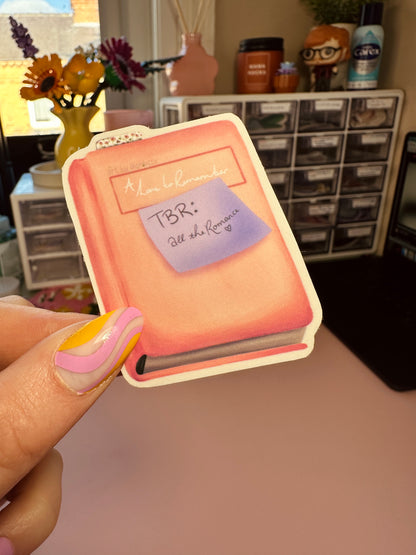 'All the romance' sticker