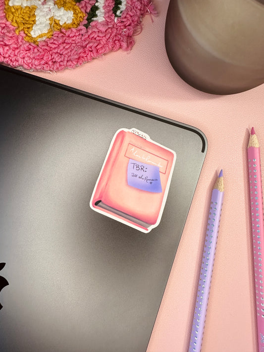 'All the romance' sticker