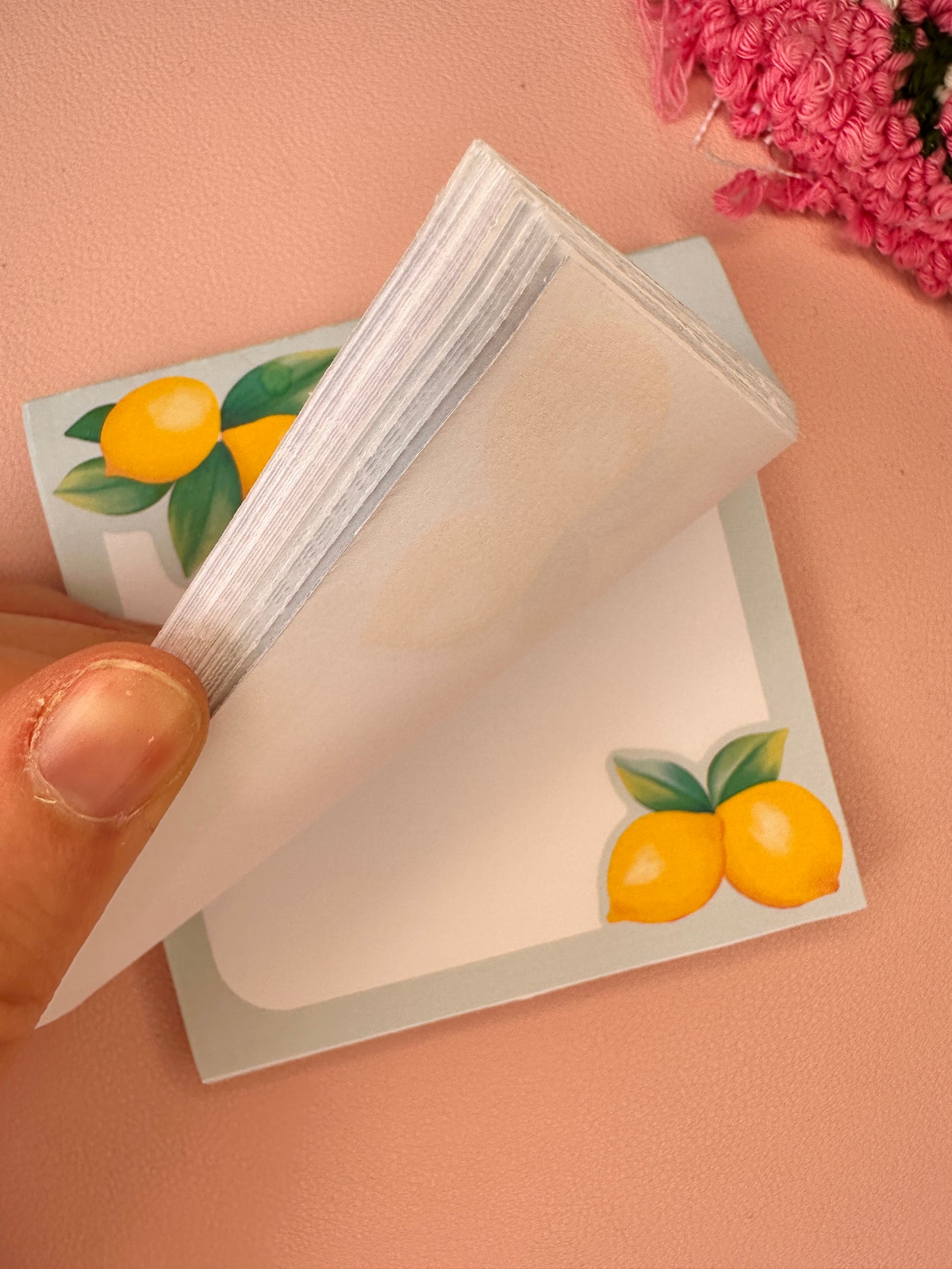 'The zest' mini memo-pad