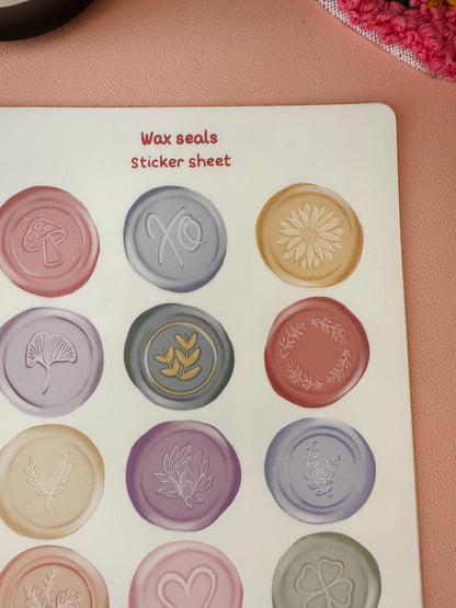 'Wax Seal' Sticker sheet
