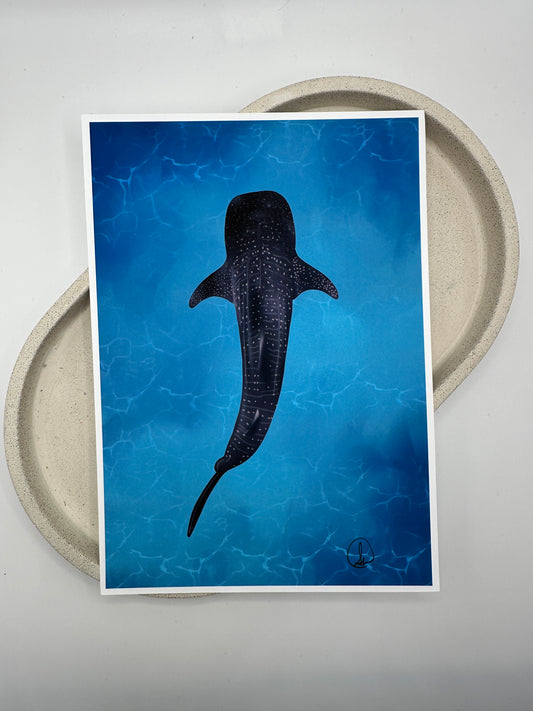 Whale, whale, whale print