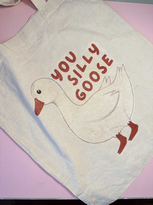 'You silly goose' Tote bag