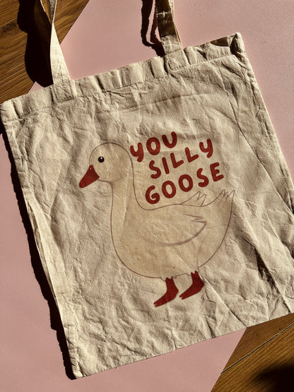 'You silly goose' Tote bag