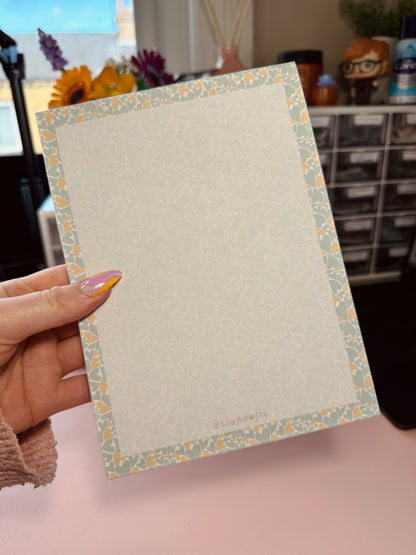 'Heart pattern' memo pad