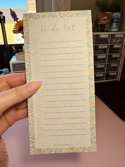 'Heart pattern' to-do list