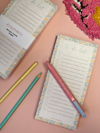 'Heart pattern' to-do list